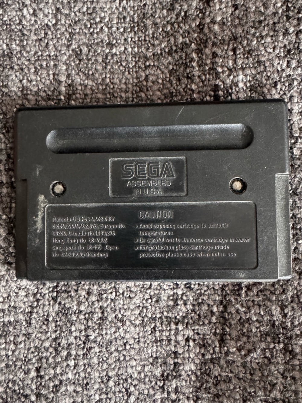 The Incredible Hulk Sega Genesis Game Cart - Picture 2 of 3